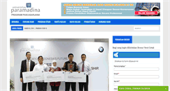 Desktop Screenshot of gradschool.paramadina.ac.id